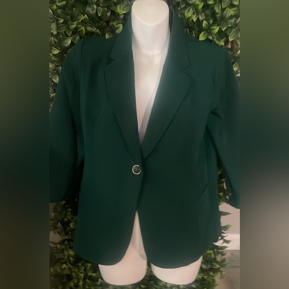 Green blazer